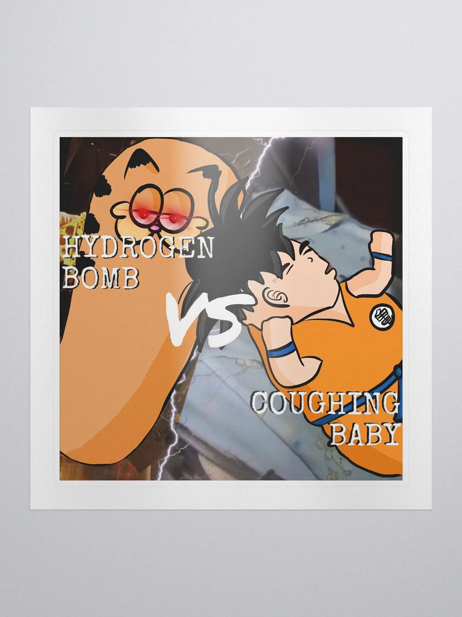Garf vs Goku Sticker product image (1)