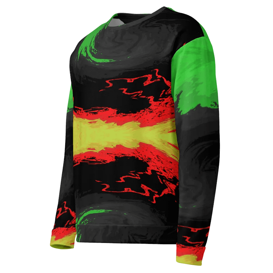 Abstract Swirling Dynamic Melting Forest Unisex Sweatshirt product image (9)