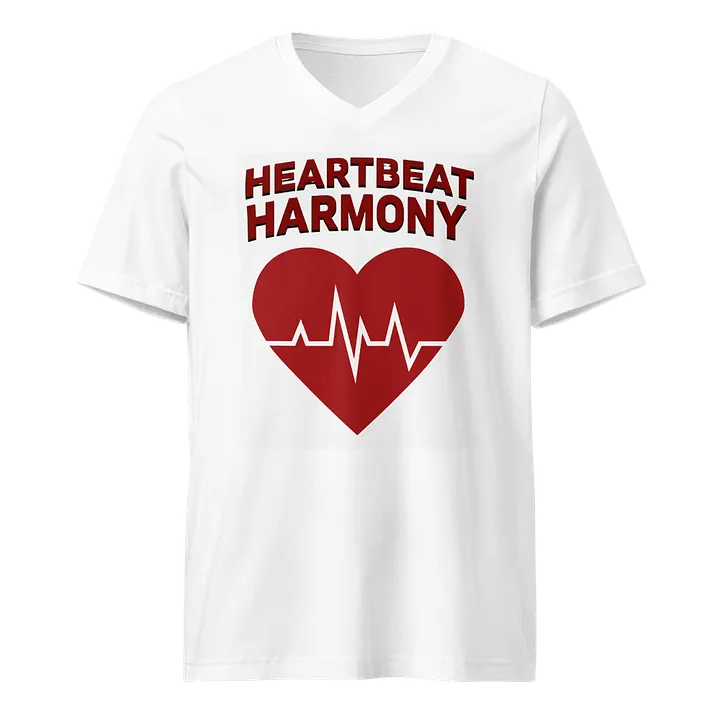 Harmonic Heartbeat V-Neck Tee product image (5)