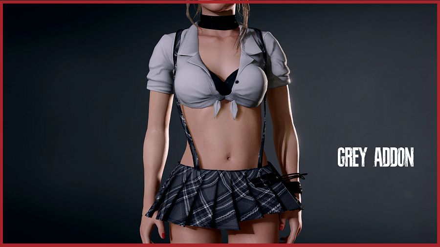 Resident Evil 2 Remake: SB School Girl 2 Mod product image (4)
