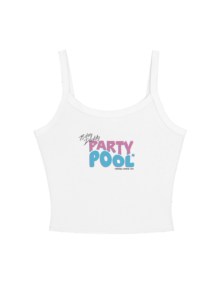 Bitey Daddy Party Pool Women's Micro-Rib Tank Top product image (1)