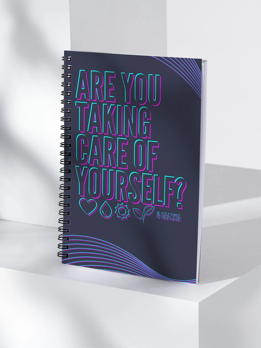 Neon Self-Care Spiral Notebook product image (4)
