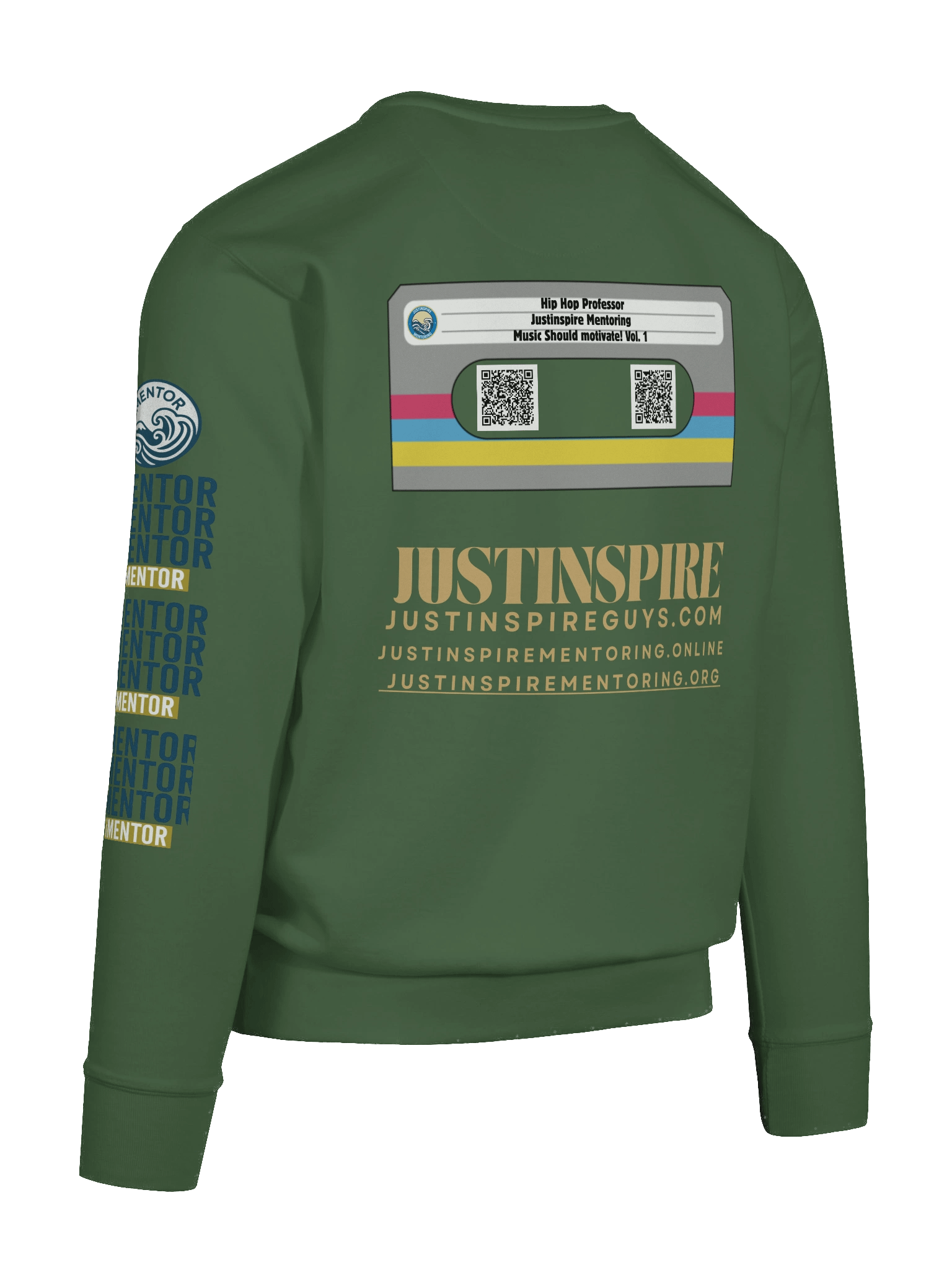 Mentors Only Cassette Crewneck – JustINSPIRE Legacy Edition product image (67)