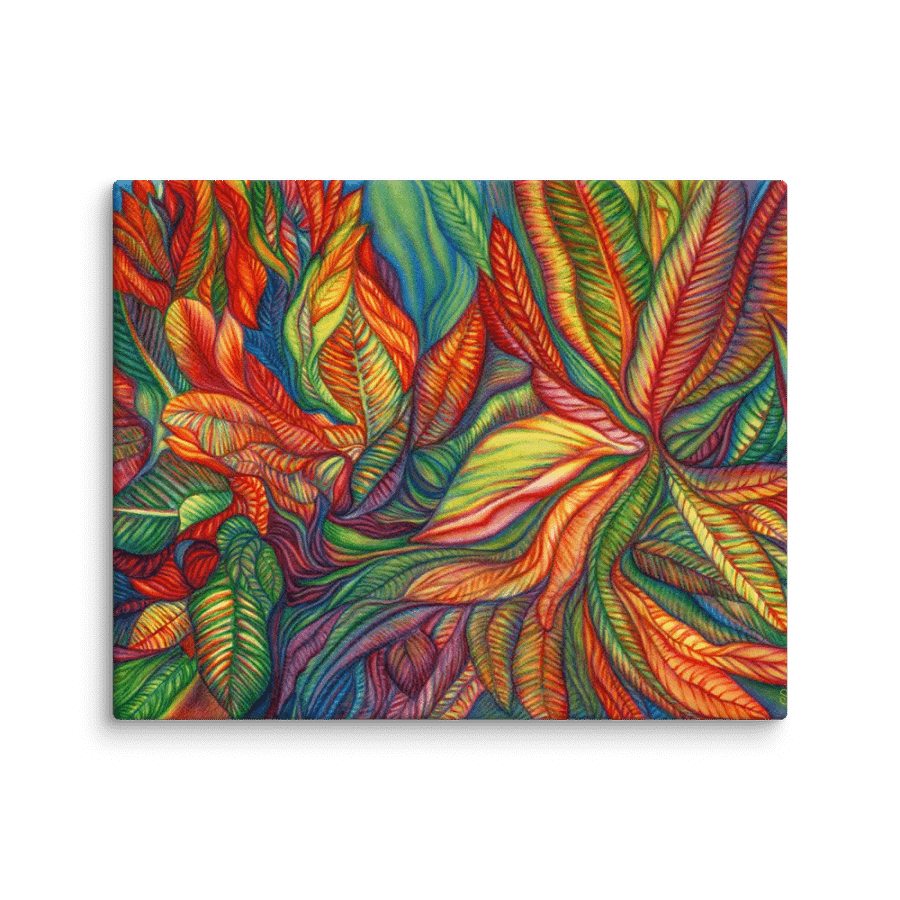 Blank Canvas: Unleash Your Artistic Vision - Tropical Plants product image (1)
