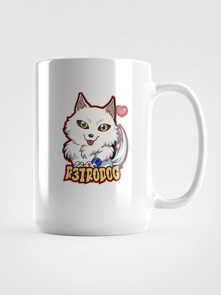 R3TRODOG Playful Pup Glossy Mug product image (1)