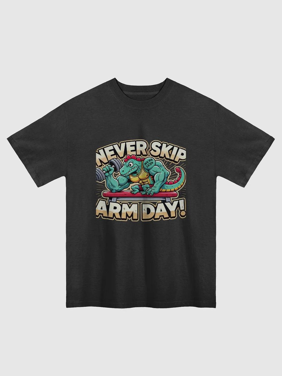 Muscle Dino Never Skip Arm Day Tee product image (1)