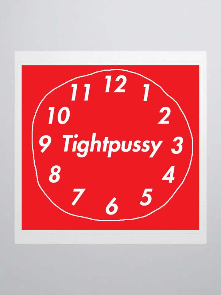 Tightpussy Clock Sticker product image (2)