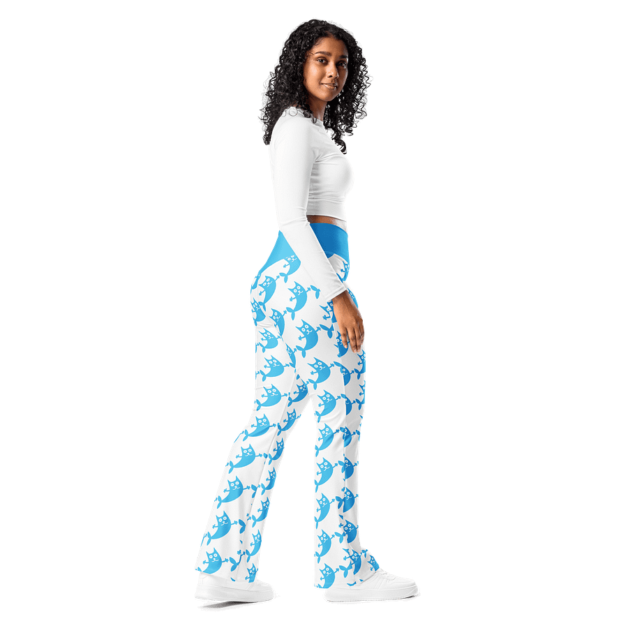Mermaid Cat Flare Leggings product image (7)