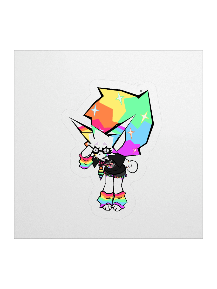 glitter leaning sticker product image (2)