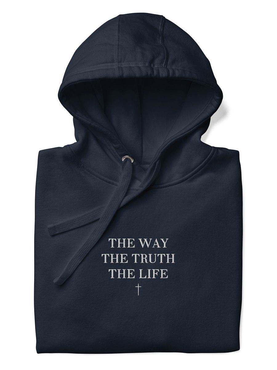 The Way, The Truth, The Life Comfy Christian Hoodie product image (2)