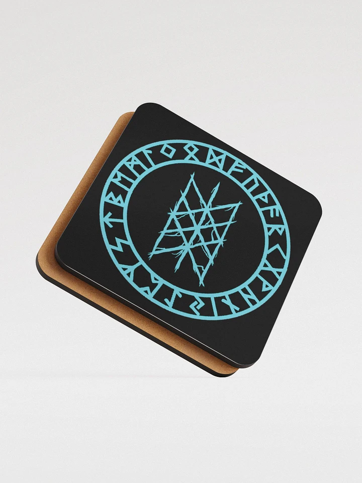 Web of Wyrd Cork Back Coaster product image (1)