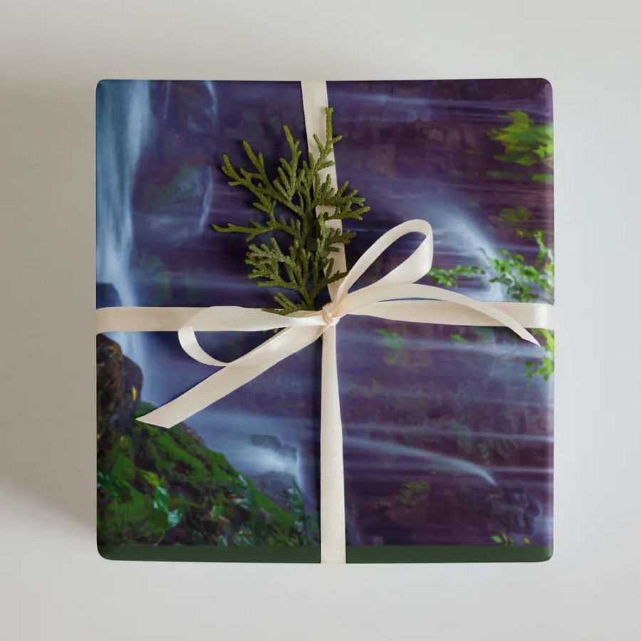 Serene Cascades Wrapping Paper Set product image (9)