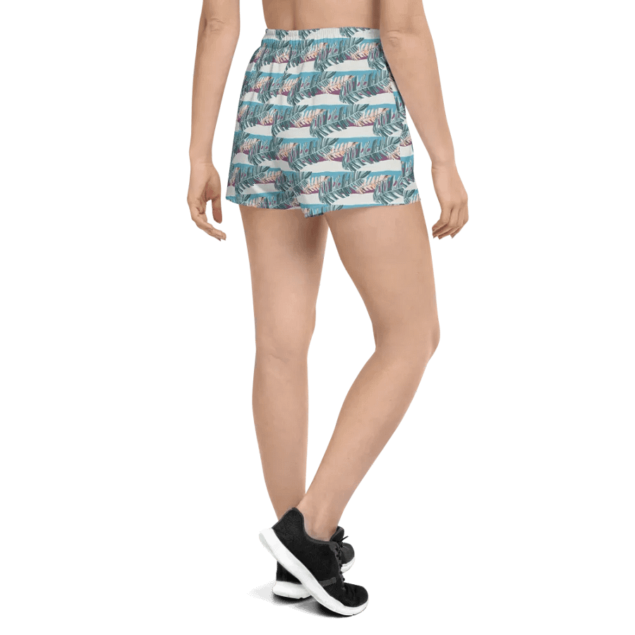 Tropical Stripes | Unisex Athletic Shorts product image (6)