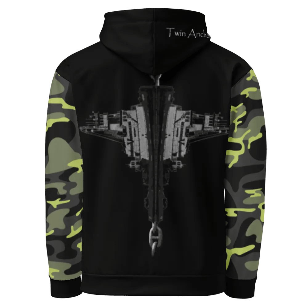 Camouflage & black Hudson VB-Chain Hoodie product image (11)