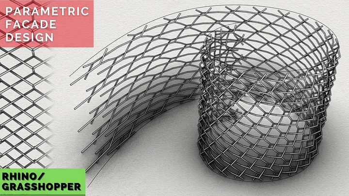 Hexagonal Jali Parametric Design Grasshopper Rhino Files Download product image (1)