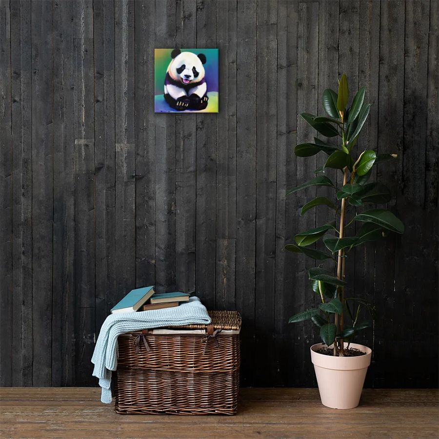 Cute Panda Digital Painting - v3 product image (3)