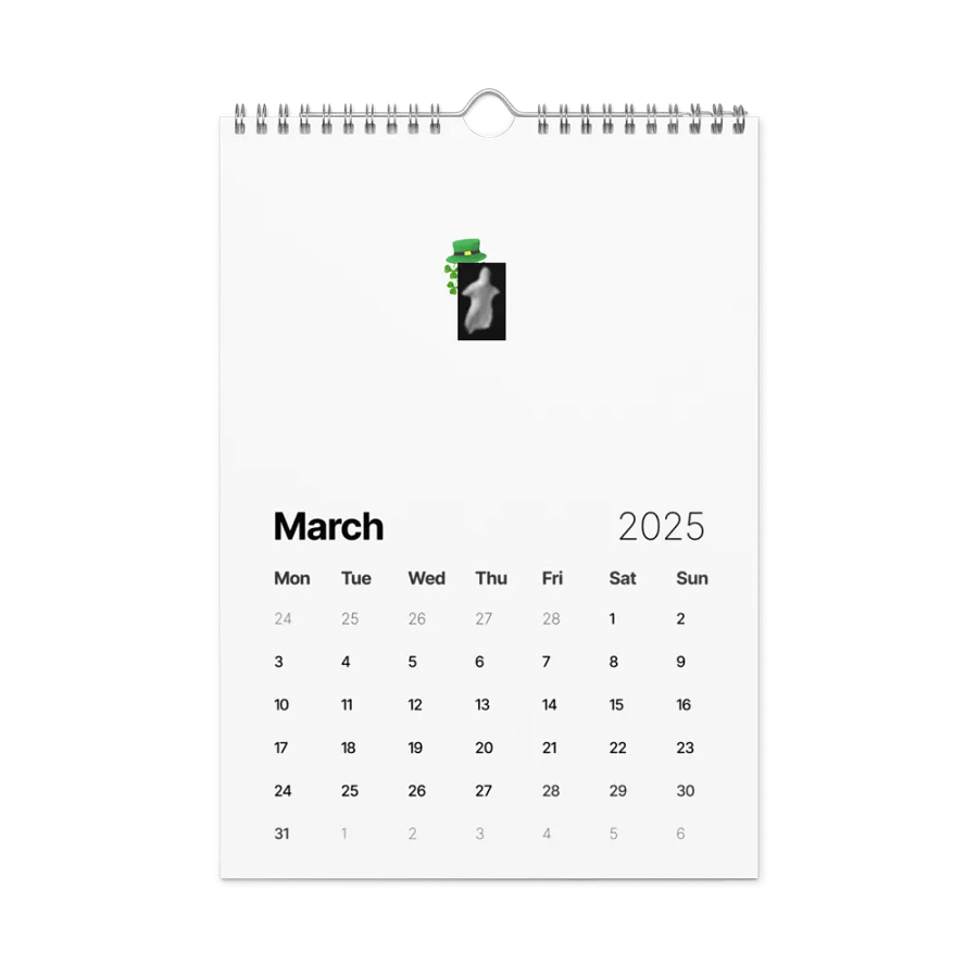 Dave The Ghost Calendar V1! product image (9)