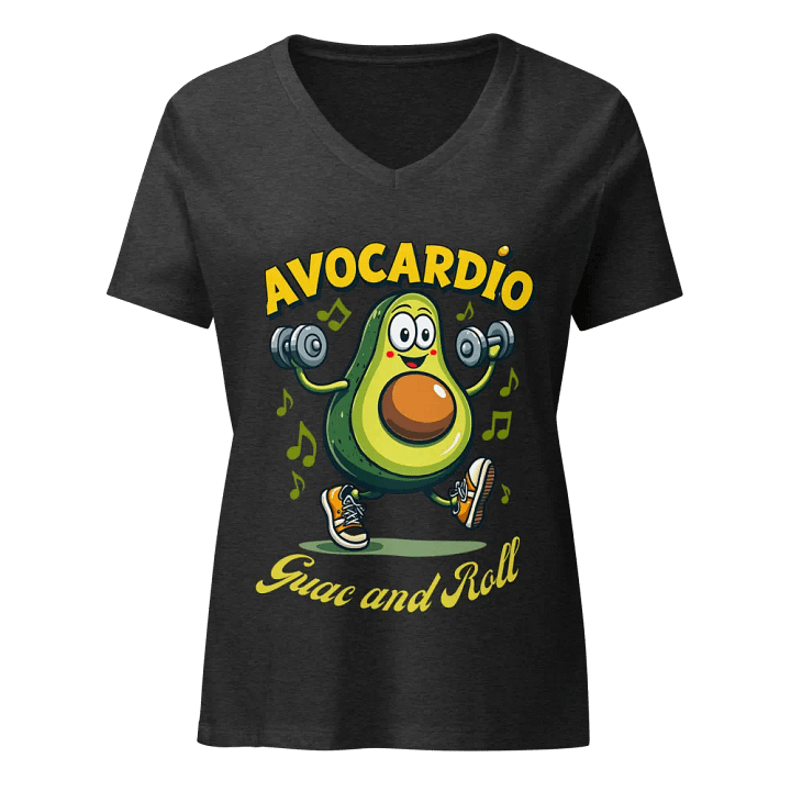 Avocardio Fun Fitness V-Neck Tee product image (3)