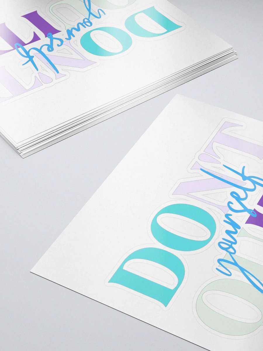 Dont quit sticker product image (5)