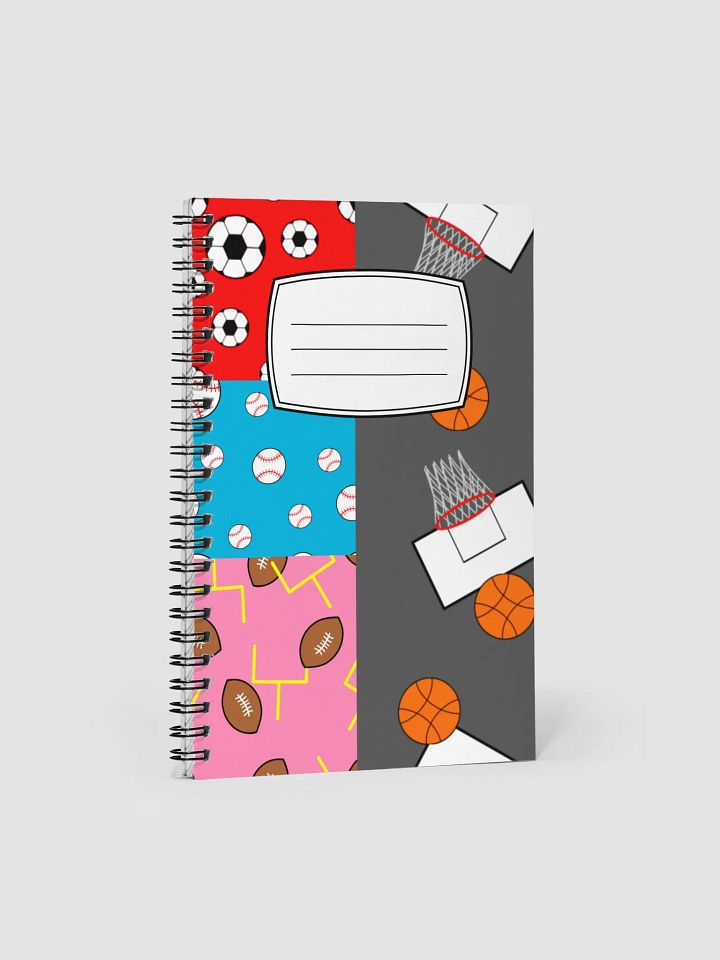 Sports style spiral Notebook product image (1)