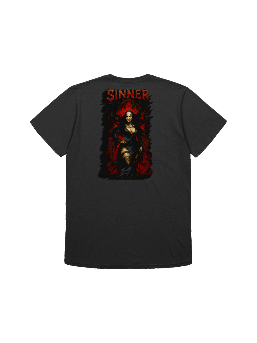 SINNER Gothic Nun Gildan Unisex Softstyle T-Shirt product image (9)
