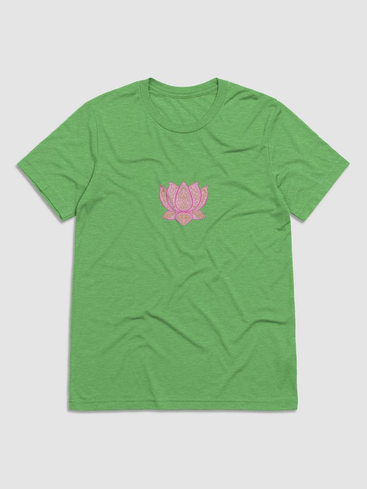 Golden Lotus Eye Triblend T-Shirt product image (2)