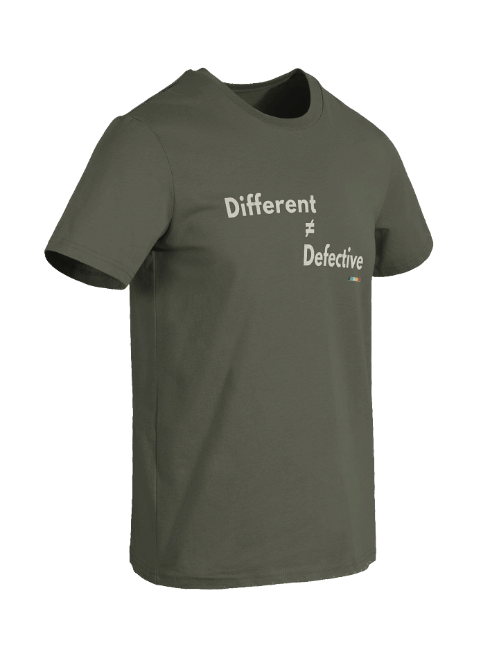 Digital Decency Tee – “Different ≠ Defective” | Anti-Bullying Organic Cotton T-Shirt — Fulfilled in EU/UK product image (2)