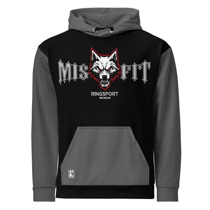 Misfit ringsport all over print hoodie product image (1)