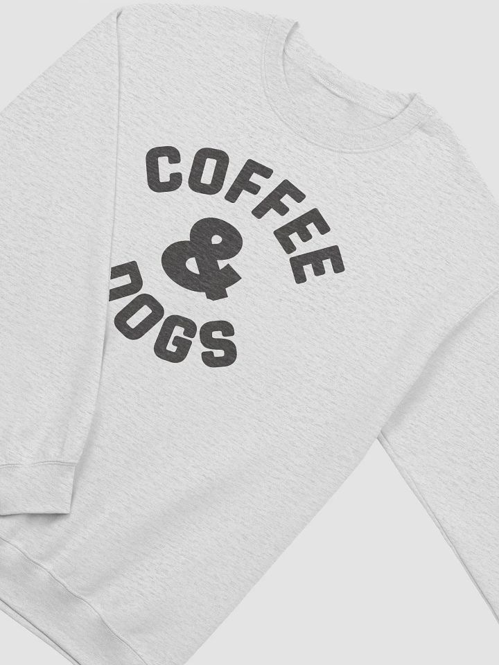 Coffee & Dogs - Heather Black text product image (2)