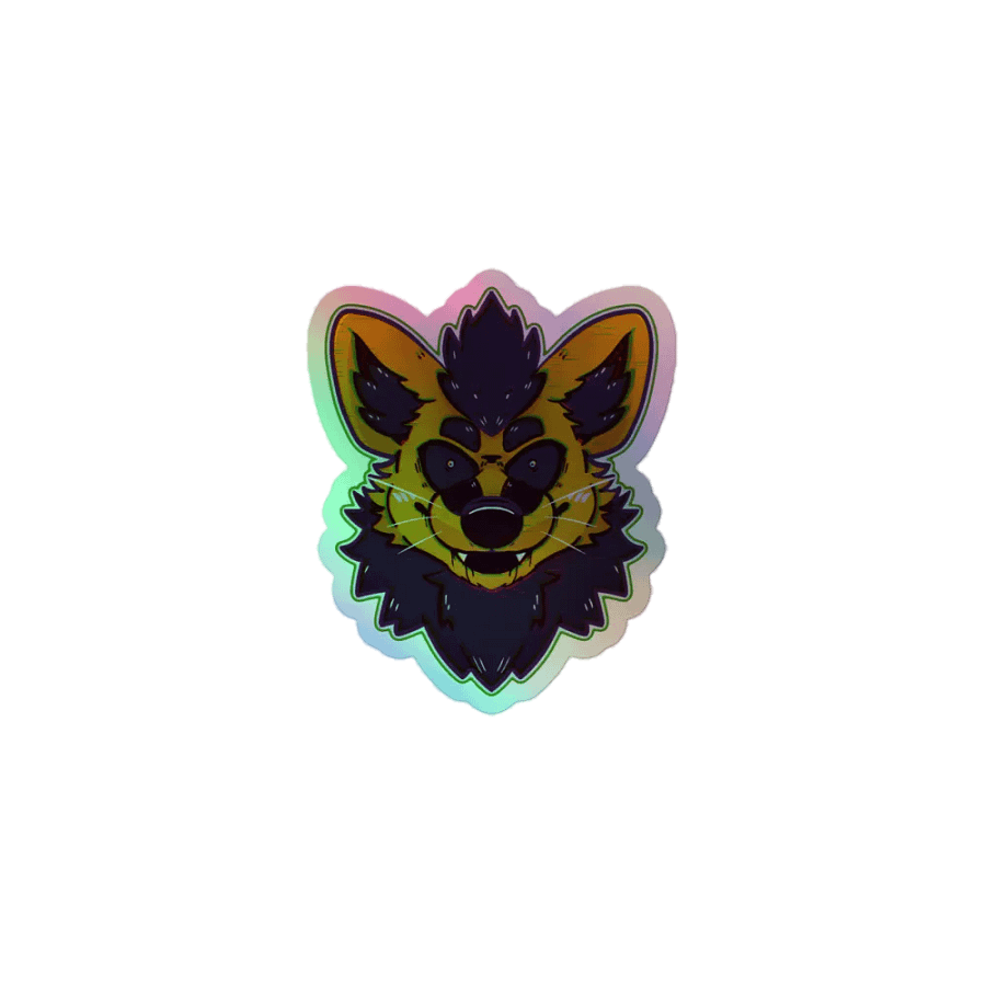 Golden BD Holographic Sticker Sheet product image (1)