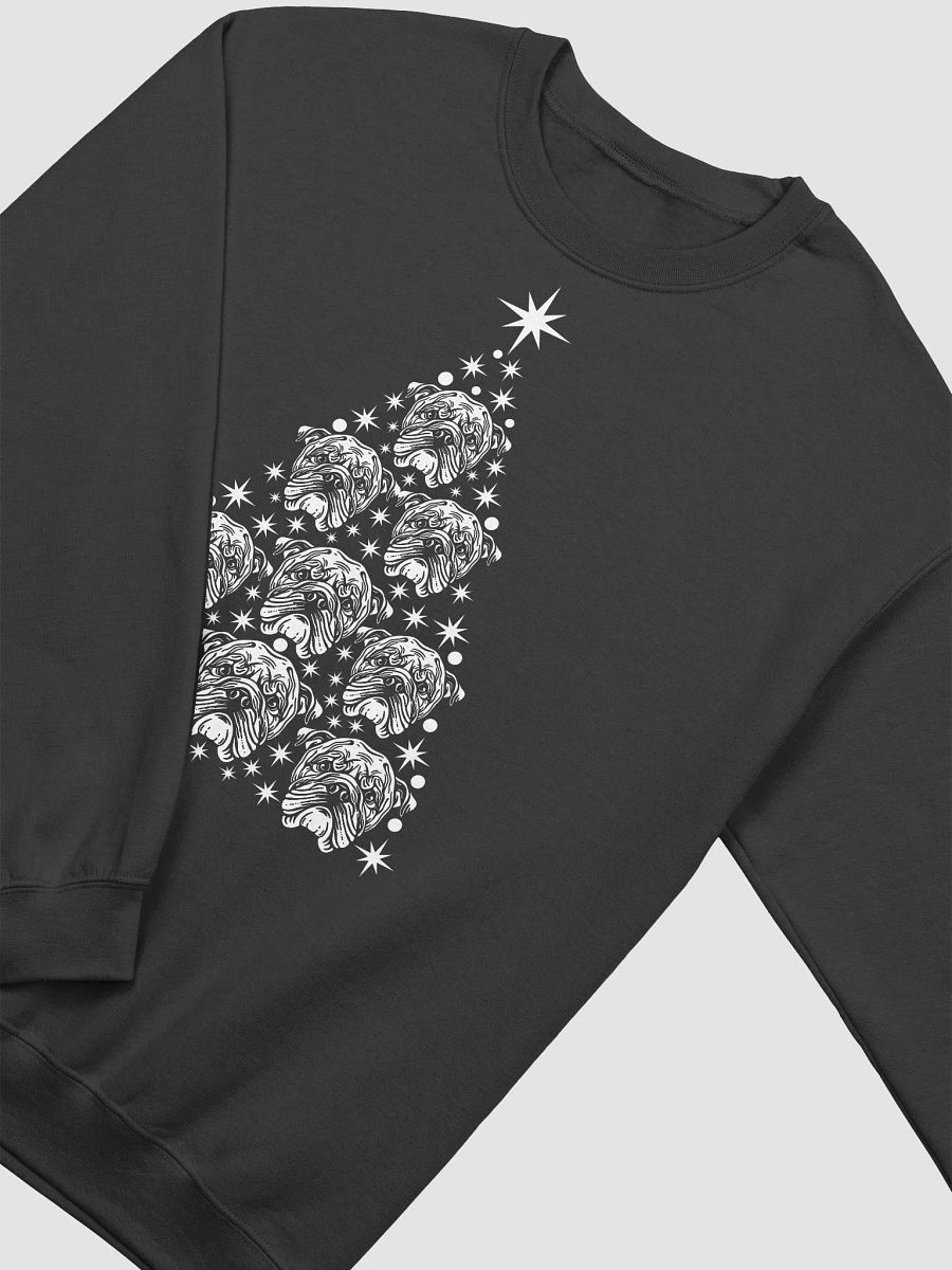 English Bulldog(3) Christmas Tree Sweatshirt Design for Bulldog Paw-rents product image (4)