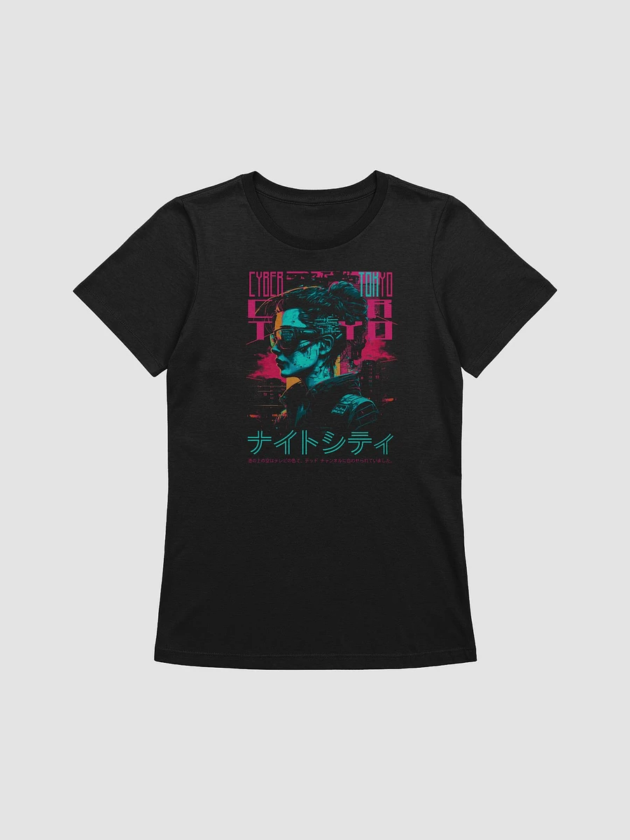 Neon Cyberpunk Enigma Women's Relaxed Tee product image (1)