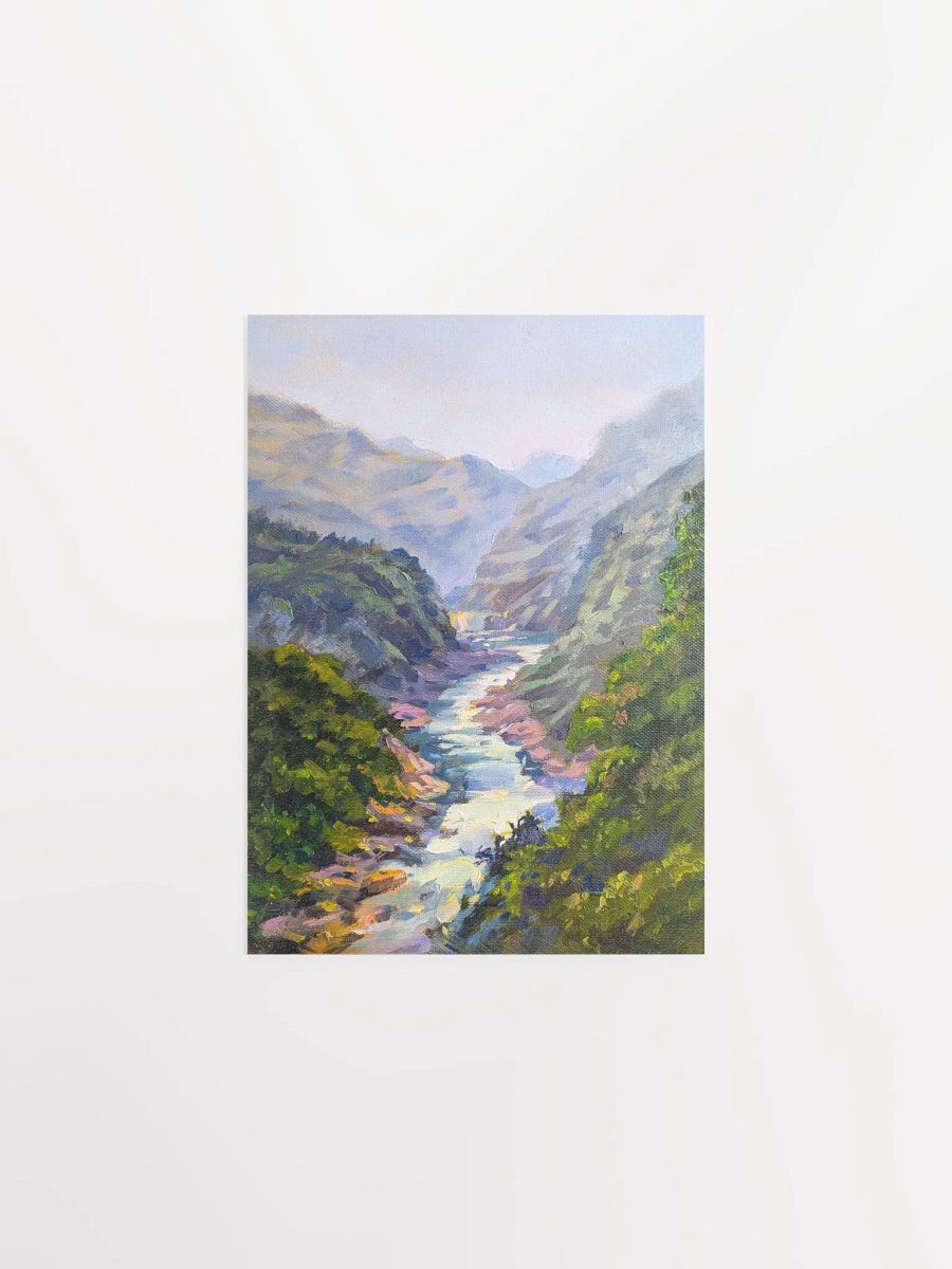 valley in the mountains-Oil Painting Paper Poster product image (6)