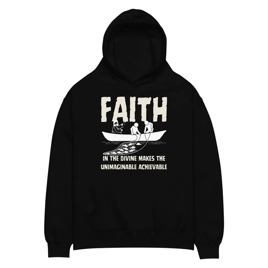 Faith in the Devine oversize Unisex Hoodie product image (5)