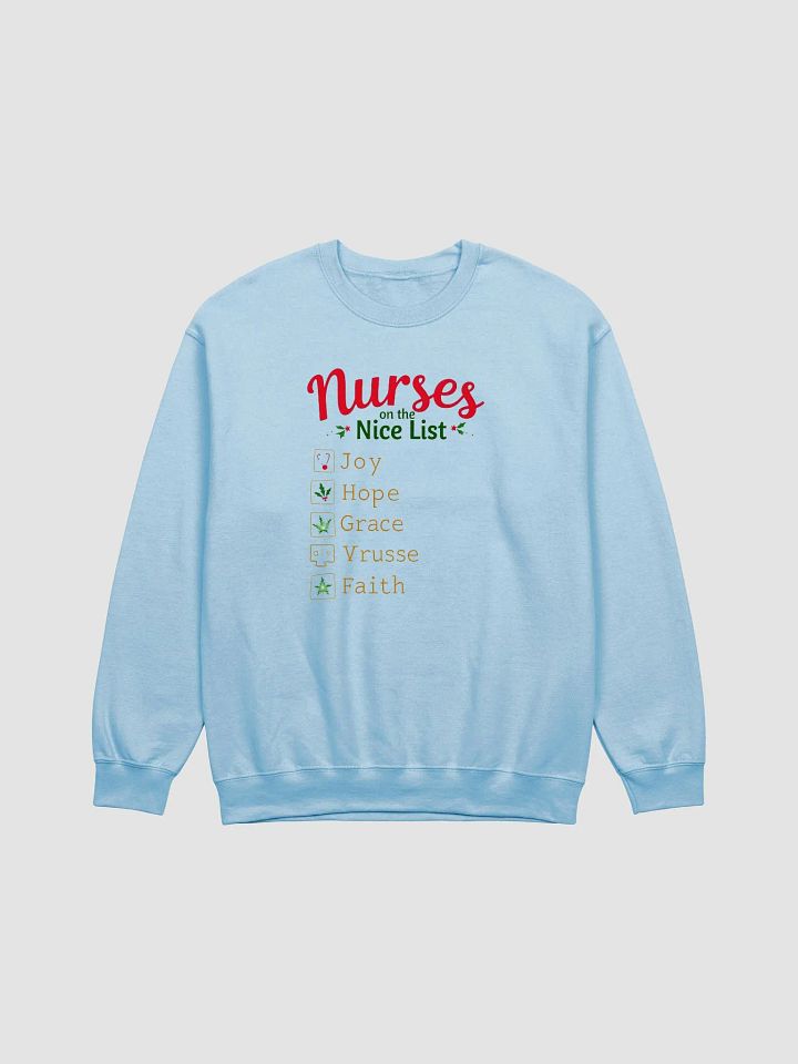 Festive Nurses on the Nice List Sweatshirt product image (3)