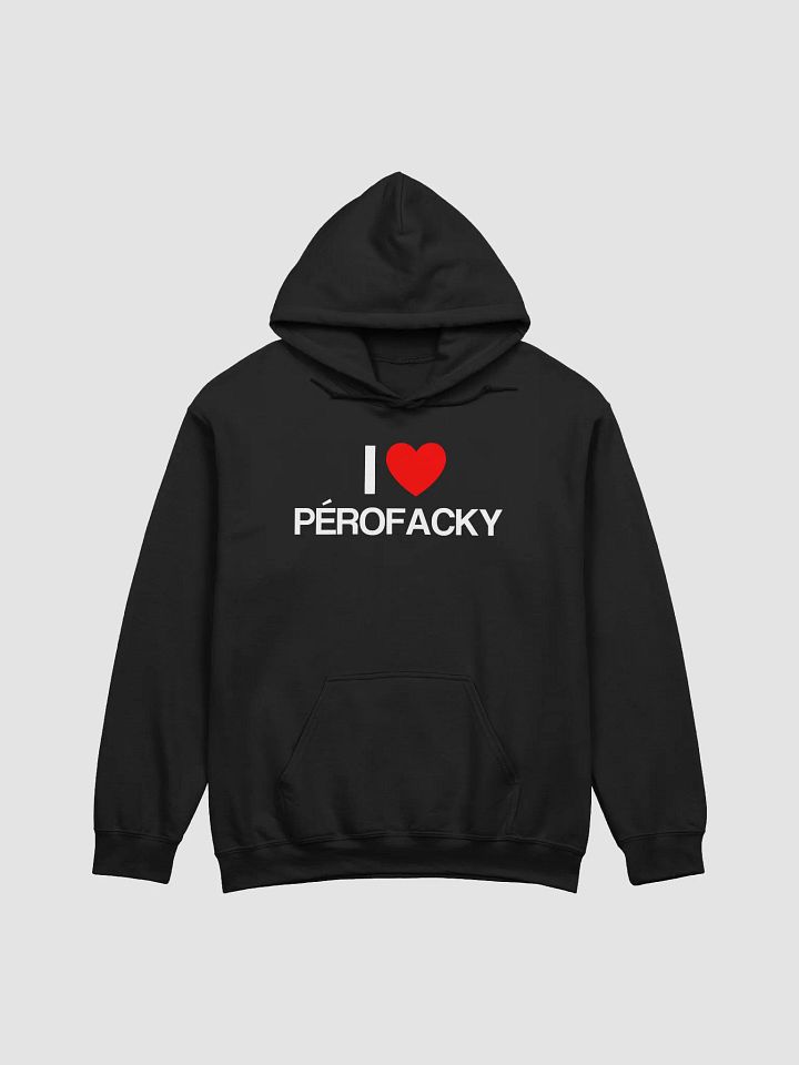 I ♥️ Perofacky hoodie black product image (1)