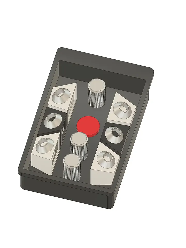 Star Wars-Inspired Millennium Falcon Bench Greeblie 3D Model product image (1)