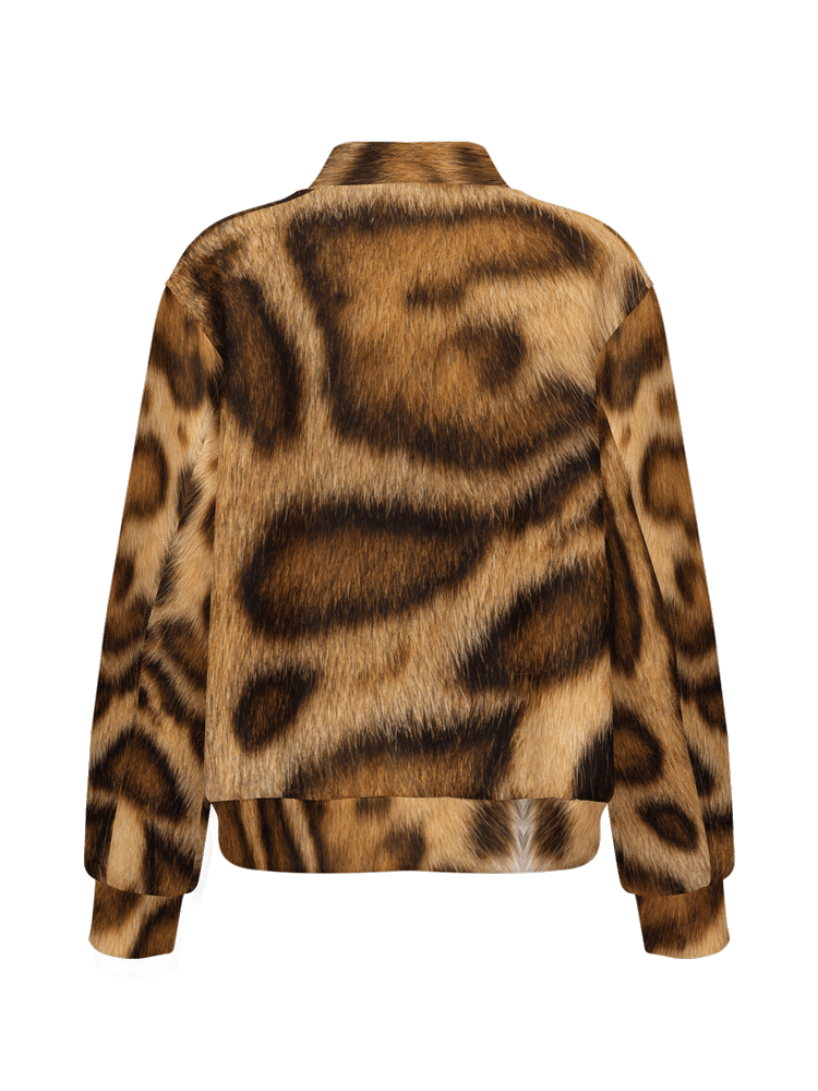 Rosetted Bengal Cat Premium Bomber Jacket (Unisex) product image (7)