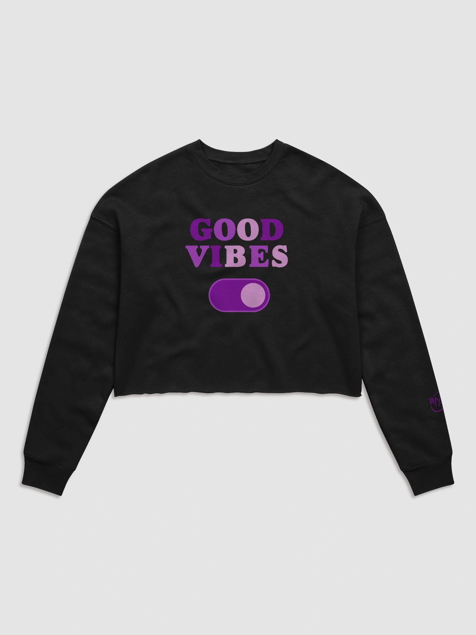 "Good Vibes" Cropped Sweatshirt | MyTime Movie Network Collection product image (3)
