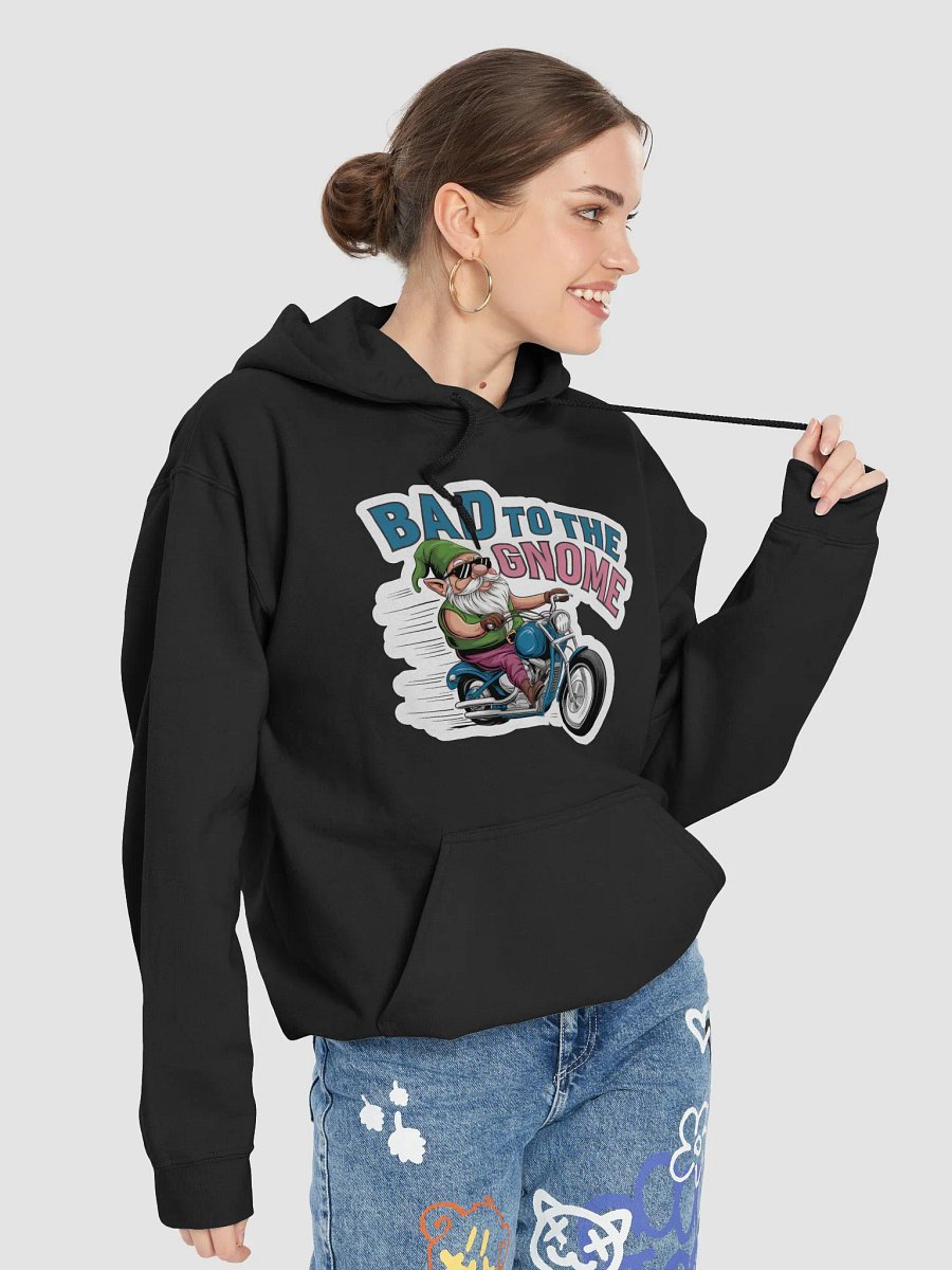 Bad to the Gnome Motorcycle Hoodie product image (4)