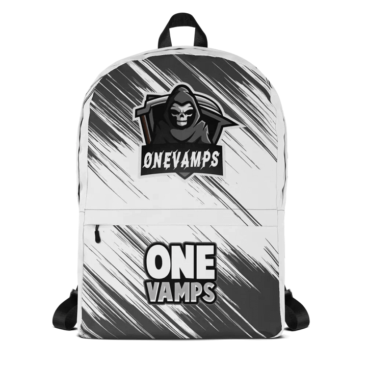 OneVamps Backpack black white product image (1)