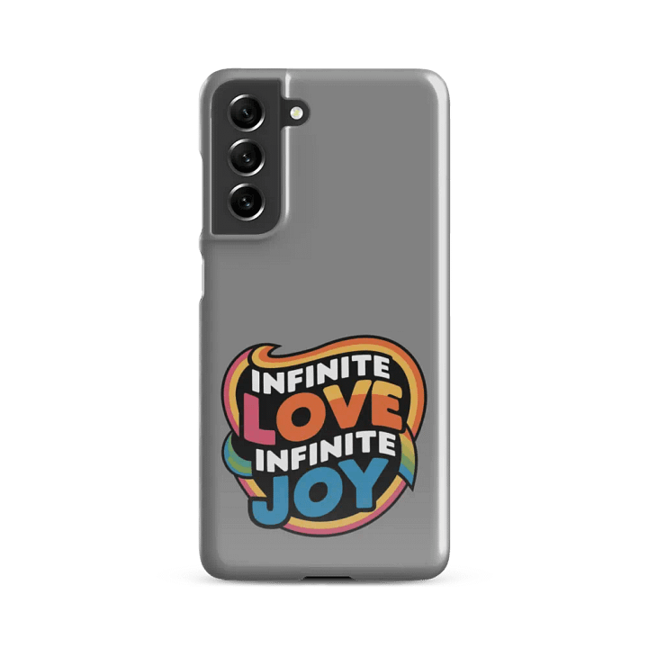 Infinite Love Infinite Joy Snap Case for Samsung (Grey) product image (2)