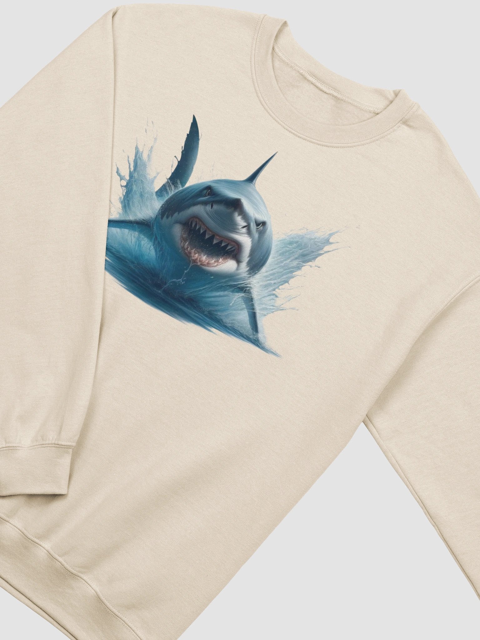 Splash Shark Crewneck Sweatshirt product image (2)