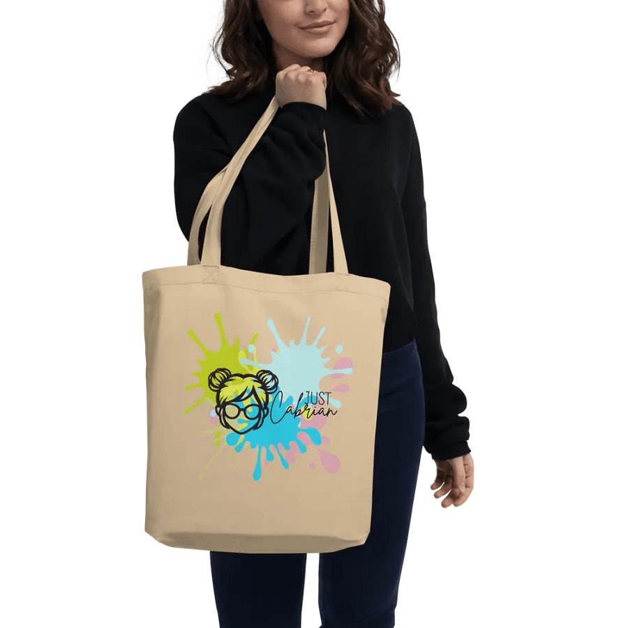 JustCabrian SPLAT! Eco-Friendly Organic Cotton Twill Tote Bag product image (1)