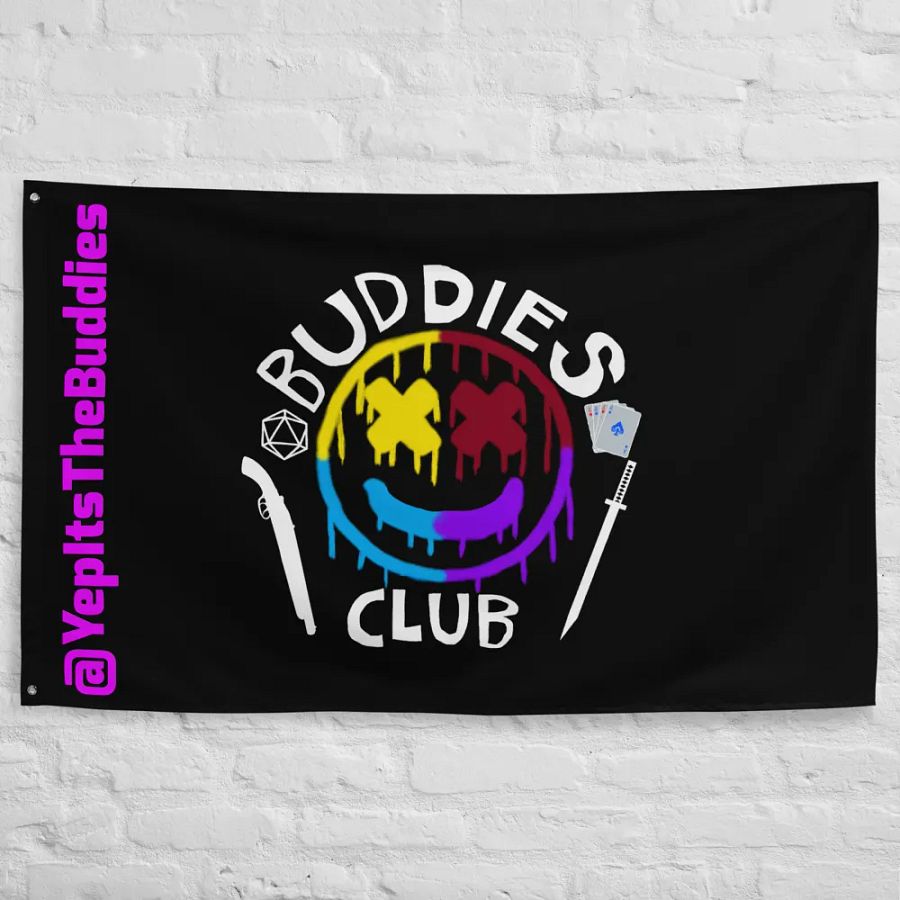 Buddies Club Flag (Dark Mode) product image (10)