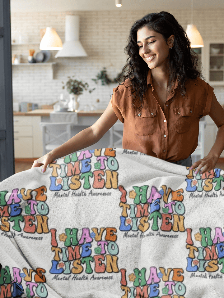 I Have Time To Listen Blanket product image (1)