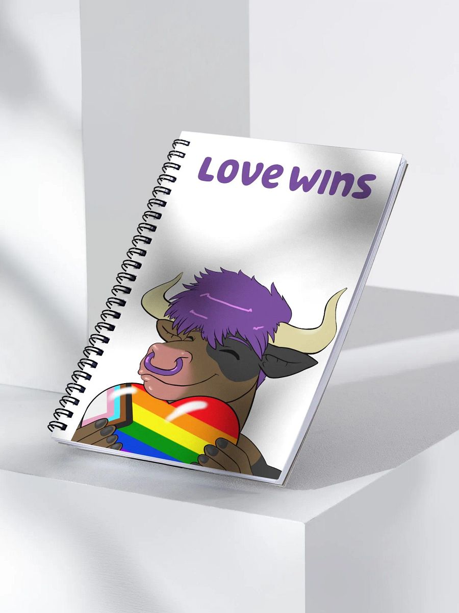 "Love Wins" Spiral Notebook product image (3)