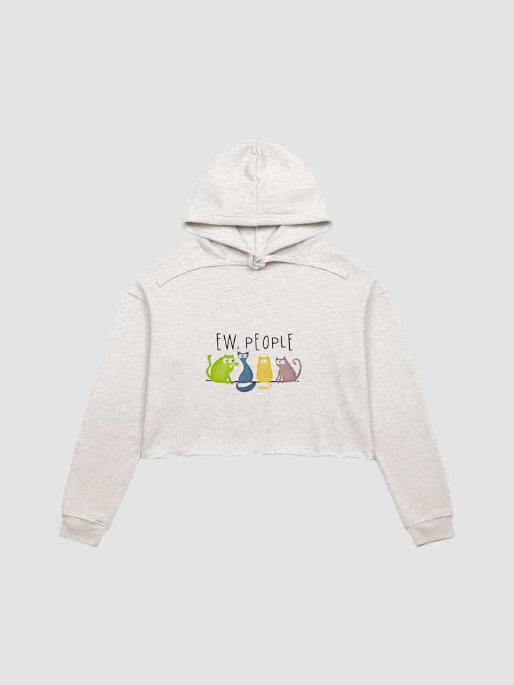 Cat's Attitude Cropped Hoodie product image (2)