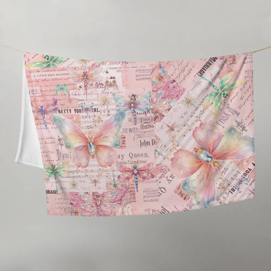 Pink, Butterfly & Dragonfly Ephemera product image (21)
