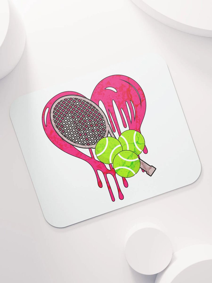 Heart Tennis Love Mouse Pad product image (5)